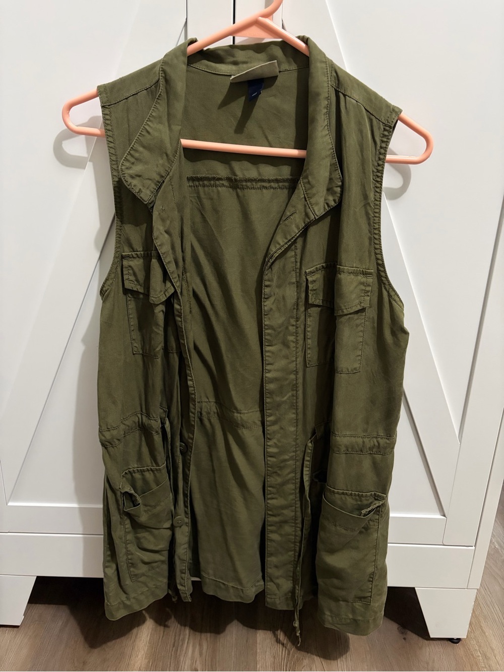 Universal Thread Olive Green Sleeveless Utility Vest